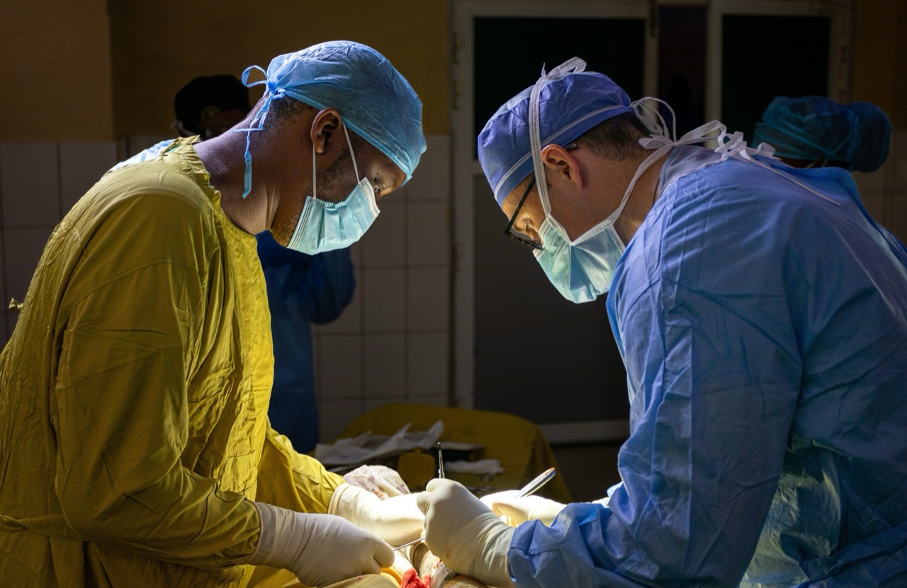 In the operating room